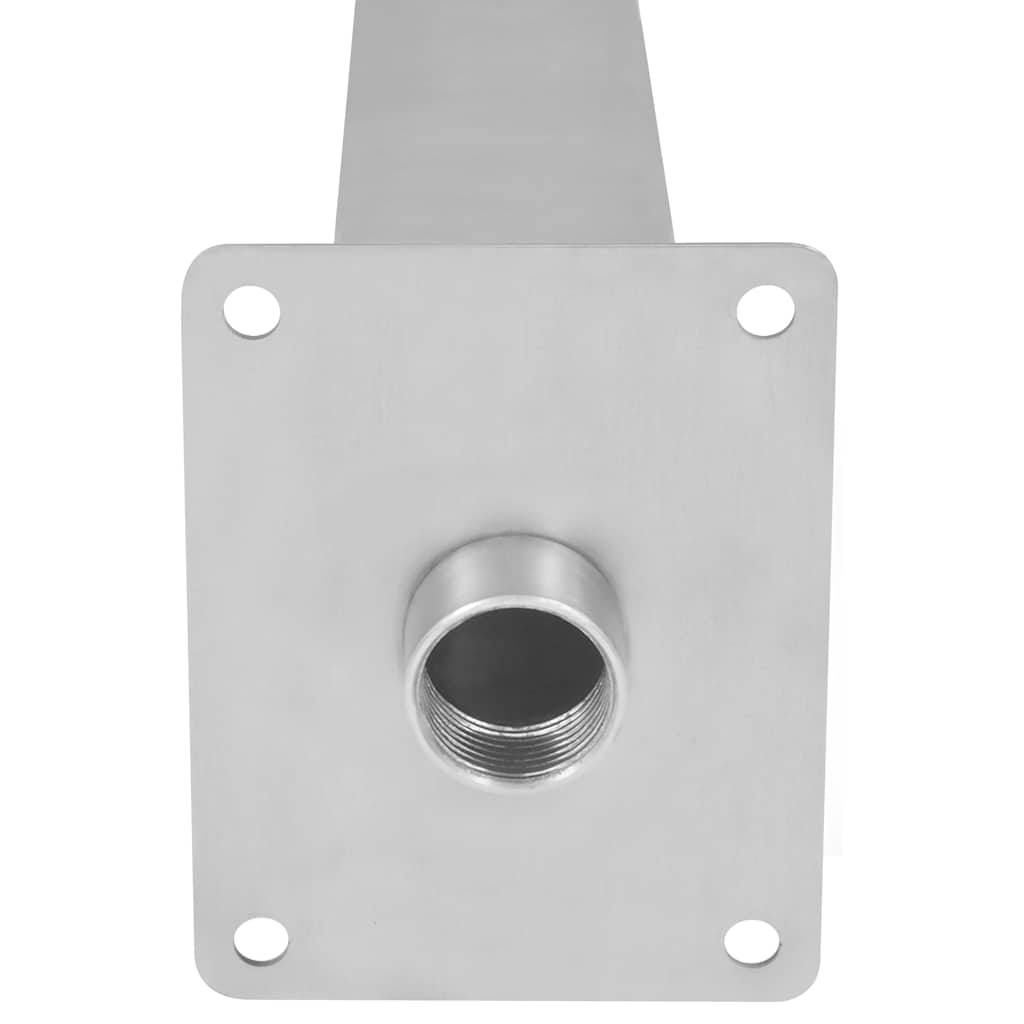 Fontana per Piscina in Acciaio Inossidabile 50x30x90 cm Argento | homemem39
