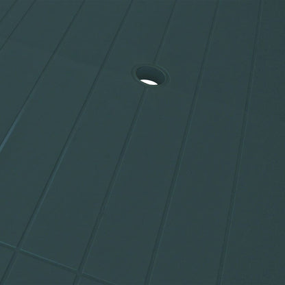 Tavolo da Giardino Verde 126x76x72 cm in Plastica