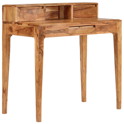 Scrivania con Cassetti in Legno Massello 88x50x90 cm - homemem39