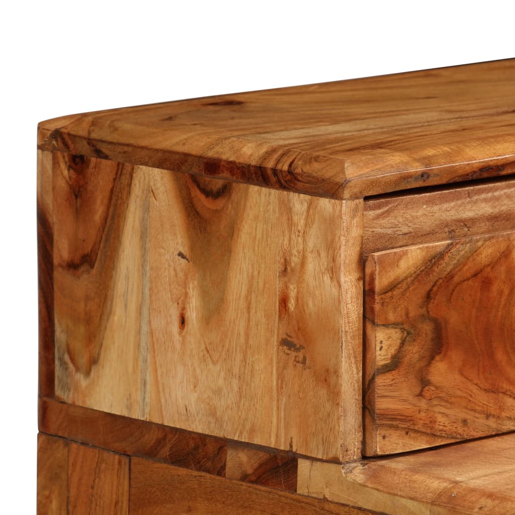 Scrivania con Cassetti in Legno Massello 88x50x90 cm - homemem39