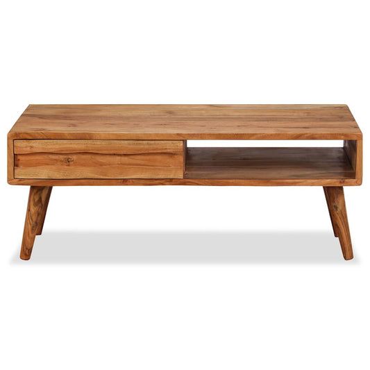 Tavolino da Caffè Massello con Cassetto Intagliato 100x50x40 cm | homemem39