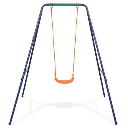 Altalena Singola e Altalena da Bimbi 2-in-1 Arancione - homemem39