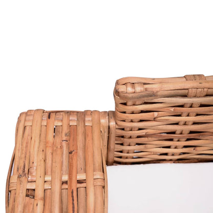 Set Divani 15 pz in Rattan Naturale - homemem39