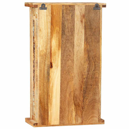 Armadietto a Muro in Legno Massello di Recupero 44x21x72 cm