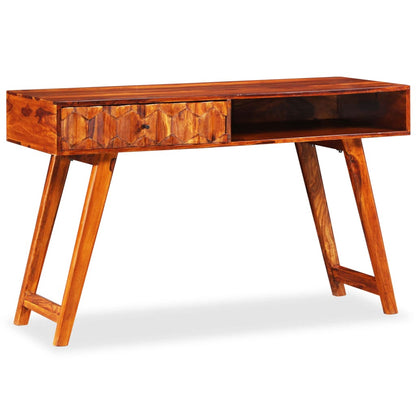Scrittoio in Legno Massello di Acacia 118x50x76 cm - homemem39