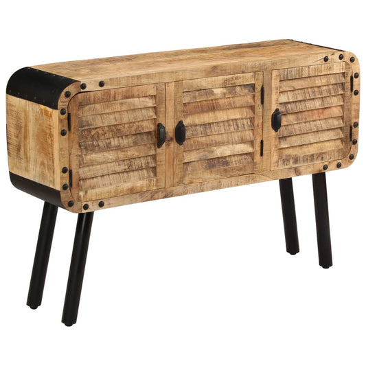 Credenza in Legno Massello di Mango 120x30x76 cm - homemem39