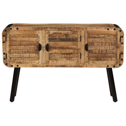 Credenza in Legno Massello di Mango 120x30x76 cm - homemem39