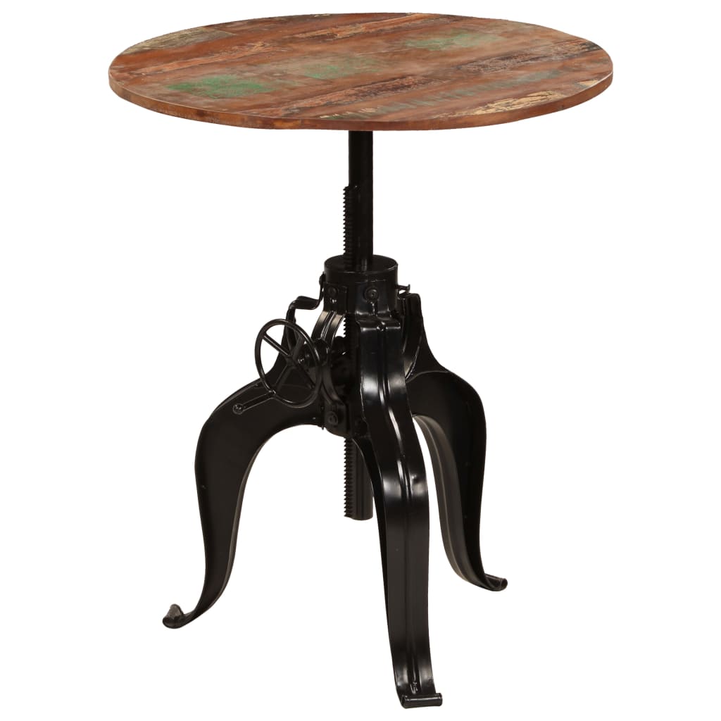 Tavolo da Bar in Legno Massello di Recupero 75x(76-110) cm | homemem39