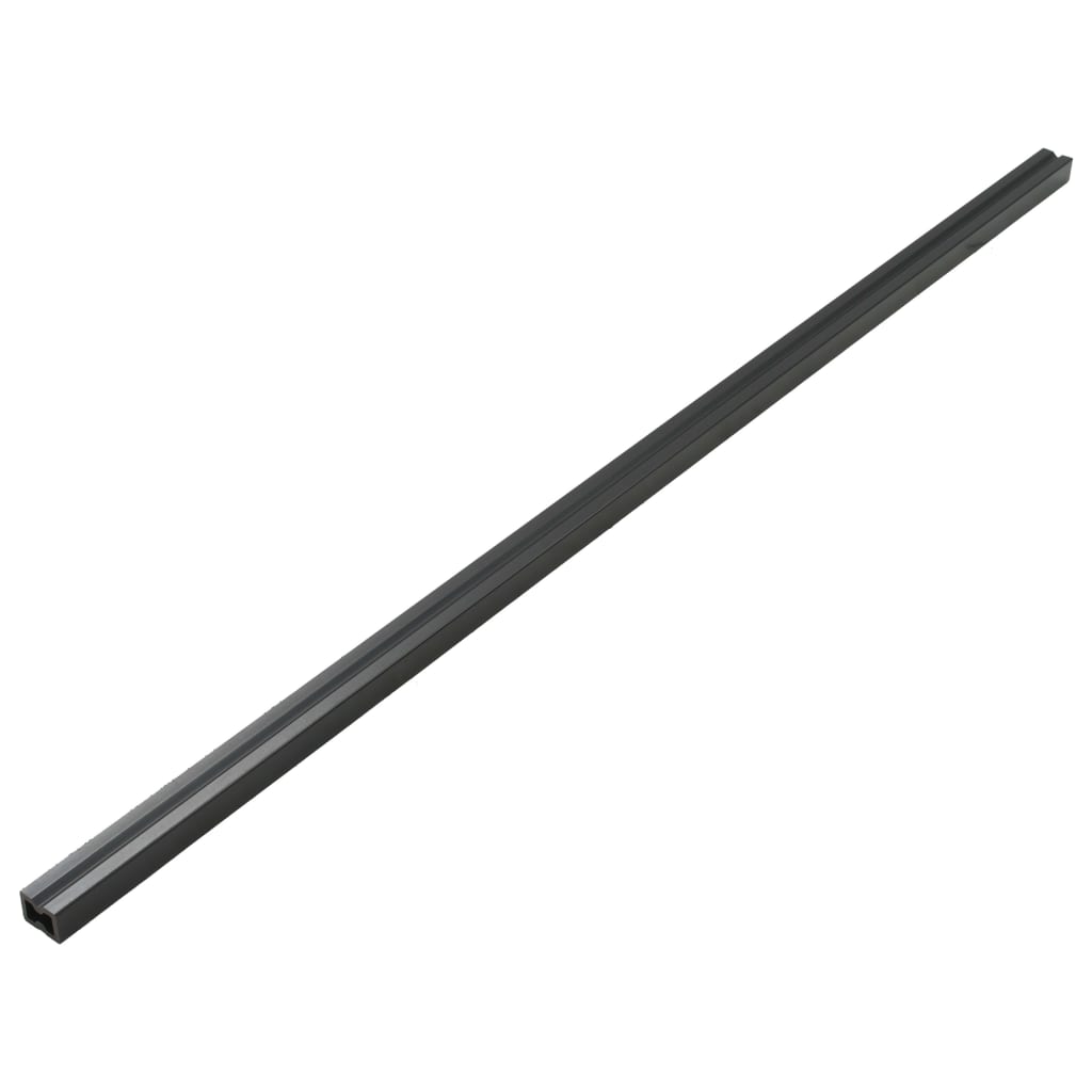 Pavimento per Esterni in WPC con Accessori 10 m² 2,2m Antracite