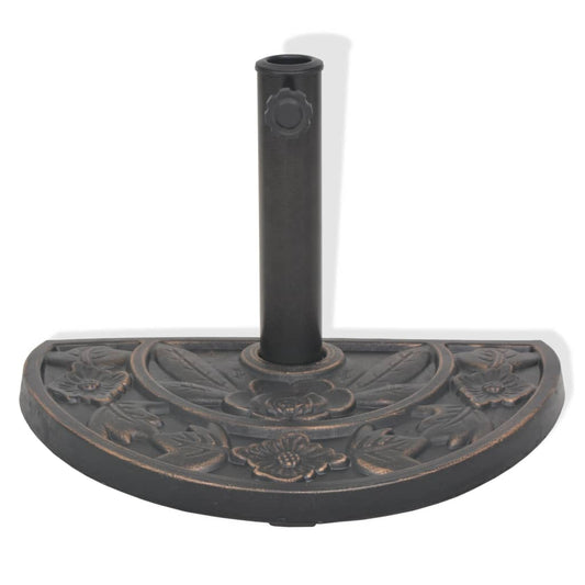 Base per Parasole a Semicerchio in Resina Bronzo 9 kg - homemem39