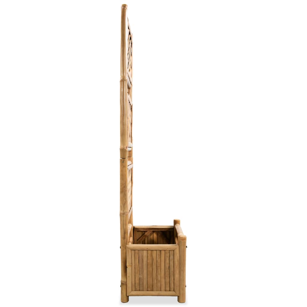 Letto Rialzato da Giardino con Graticcio in Bambù 40 cm | homemem39