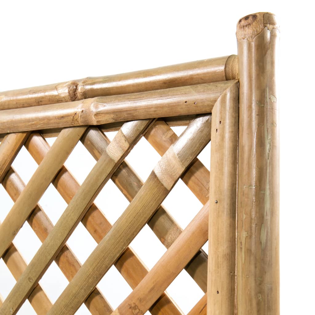 Letto Rialzato da Giardino con Graticcio in Bambù 40 cm | homemem39