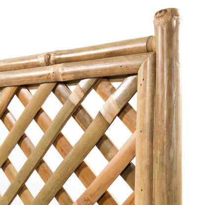 Letto Rialzato da Giardino con Graticcio in Bambù 70 cm | homemem39