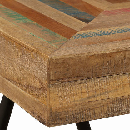 Tavolino Laterale in Legno Massello di Teak di Recupero - homemem39