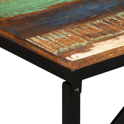 Panca in Legno Massello di Recupero 110x35x45 cm | homemem39