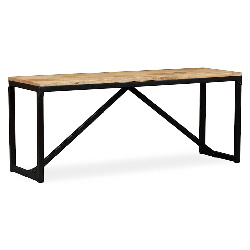 Panca in Legno Massello di Mango 110x35x45 cm | homemem39