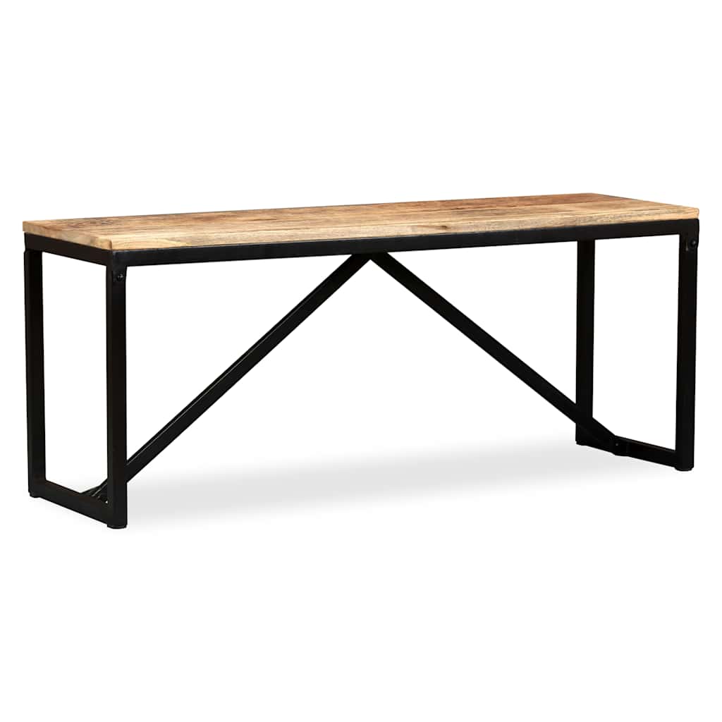 Panca in Legno Massello di Mango 110x35x45 cm | homemem39