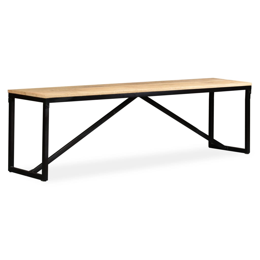 Panca in Legno Massello di Mango 160x35x45 cm | homemem39