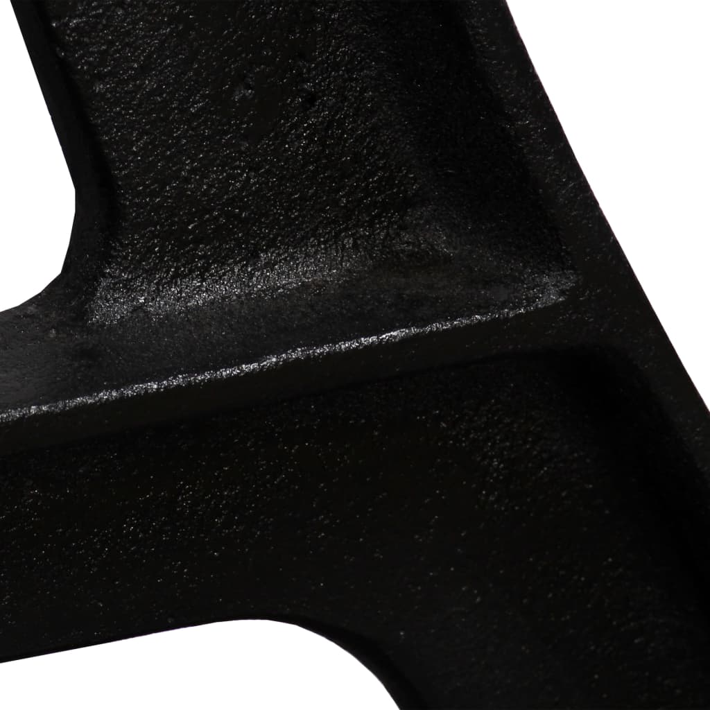 Gambe per Tavolo da Pranzo 2 pz a Forma di A in Ghisa