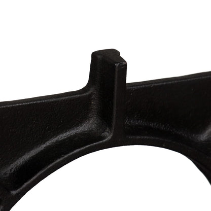 Gambe per Tavolino da Caffè 2 pz a Forma di O in Ghisa