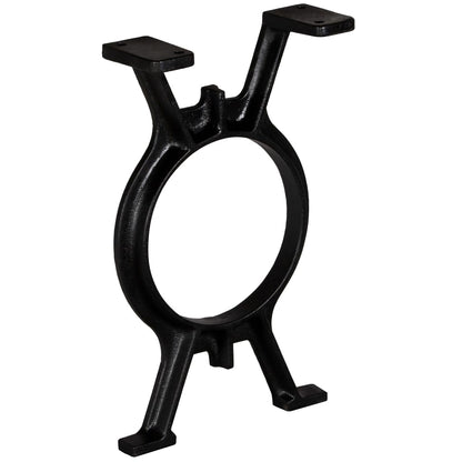 Gambe per Panca 2 pz a Forma di O in Ghisa