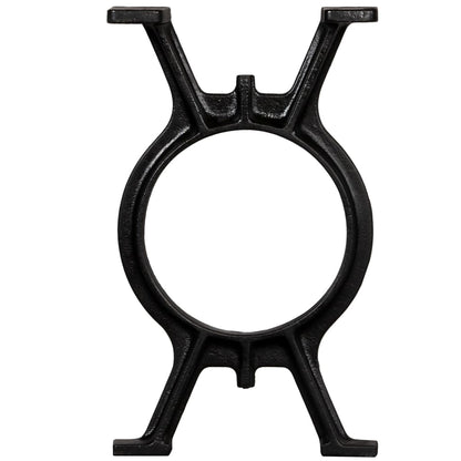 Gambe per Panca 2 pz a Forma di O in Ghisa