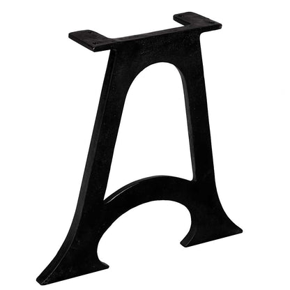 Gambe per Tavolino da Caffè 2 pz Base ad Arco Forma di A Ghisa