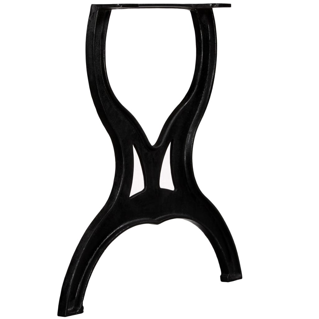 Gambe per Tavolo da Pranzo 2 pz a Forma di X in Ghisa | homemem39