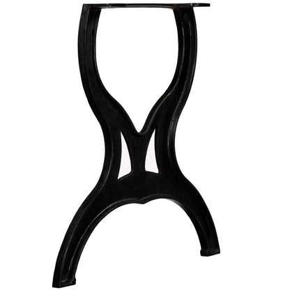 Gambe per Tavolo da Pranzo 2 pz a Forma di X in Ghisa | homemem39