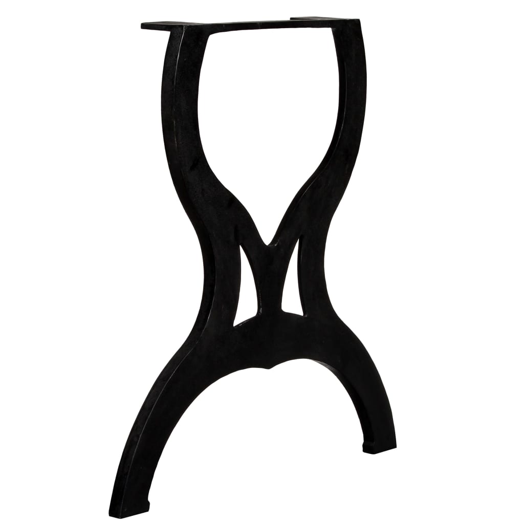 Gambe per Tavolo da Pranzo 2 pz a Forma di X in Ghisa | homemem39