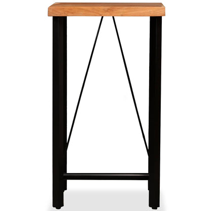 Tavolino da Bar in Legno Massello di Acacia 60x60x107 cm | homemem39