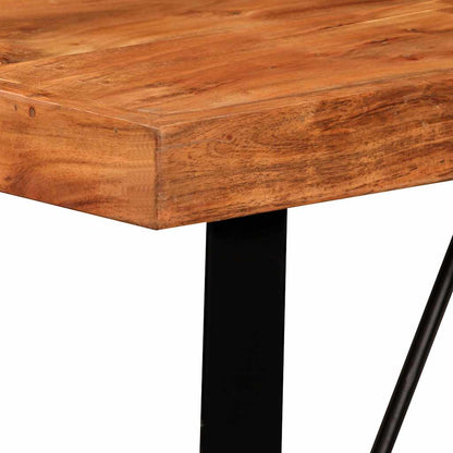Tavolino da Bar in Legno Massello di Acacia 120x60x107 cm | homemem39