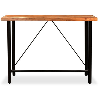 Tavolino da Bar in Legno Massello di Acacia 150x70x107 cm | homemem39
