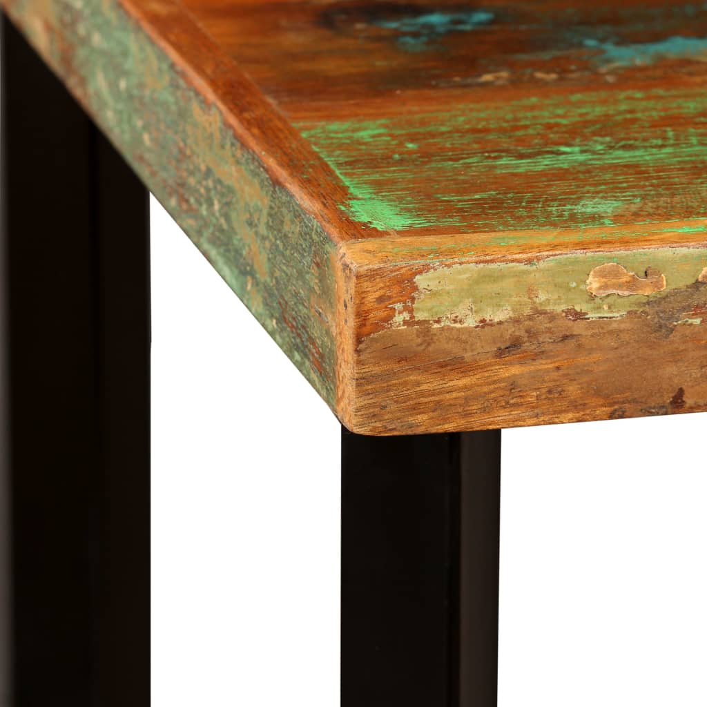 Tavolo da Bar in Legno Massello di Recupero 60x60x107 cm | homemem39