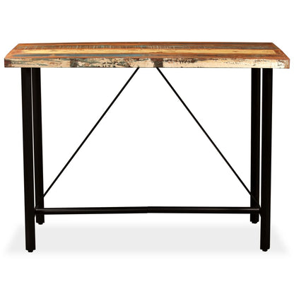 Tavolino da Bar in Legno Massello di Recupero 150x70x107 cm | homemem39