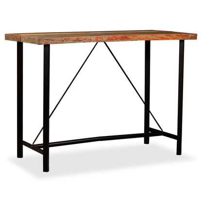 Tavolino da Bar in Legno Massello di Recupero 150x70x107 cm | homemem39