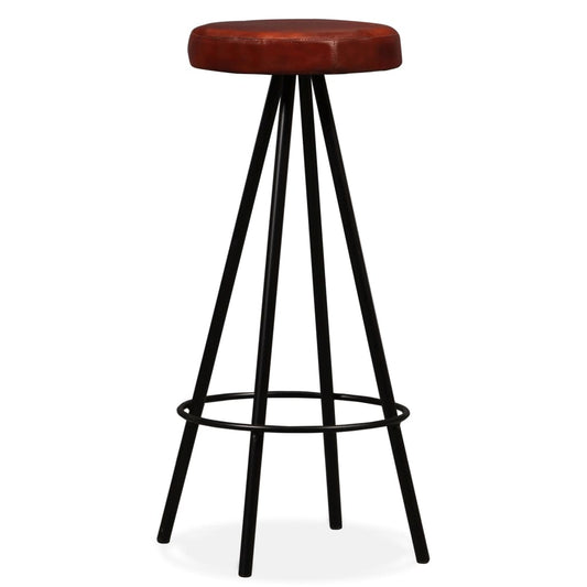 Sgabelli da Bar 4 pz in Vera Pelle - homemem39