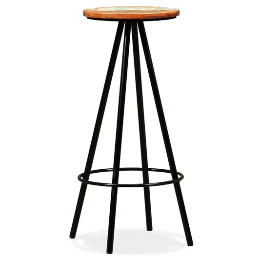 Sgabelli da Bar 2 pz in Legno Massello di Recupero - homemem39