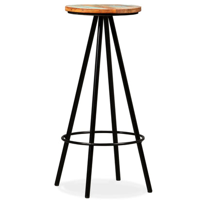 Sedie da Bar 4 pz Legno Massello di Recupero - homemem39