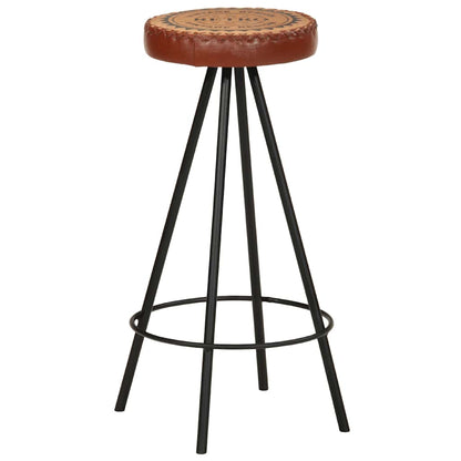 Sgabelli da Bar 4 pz in Vera Pelle - homemem39