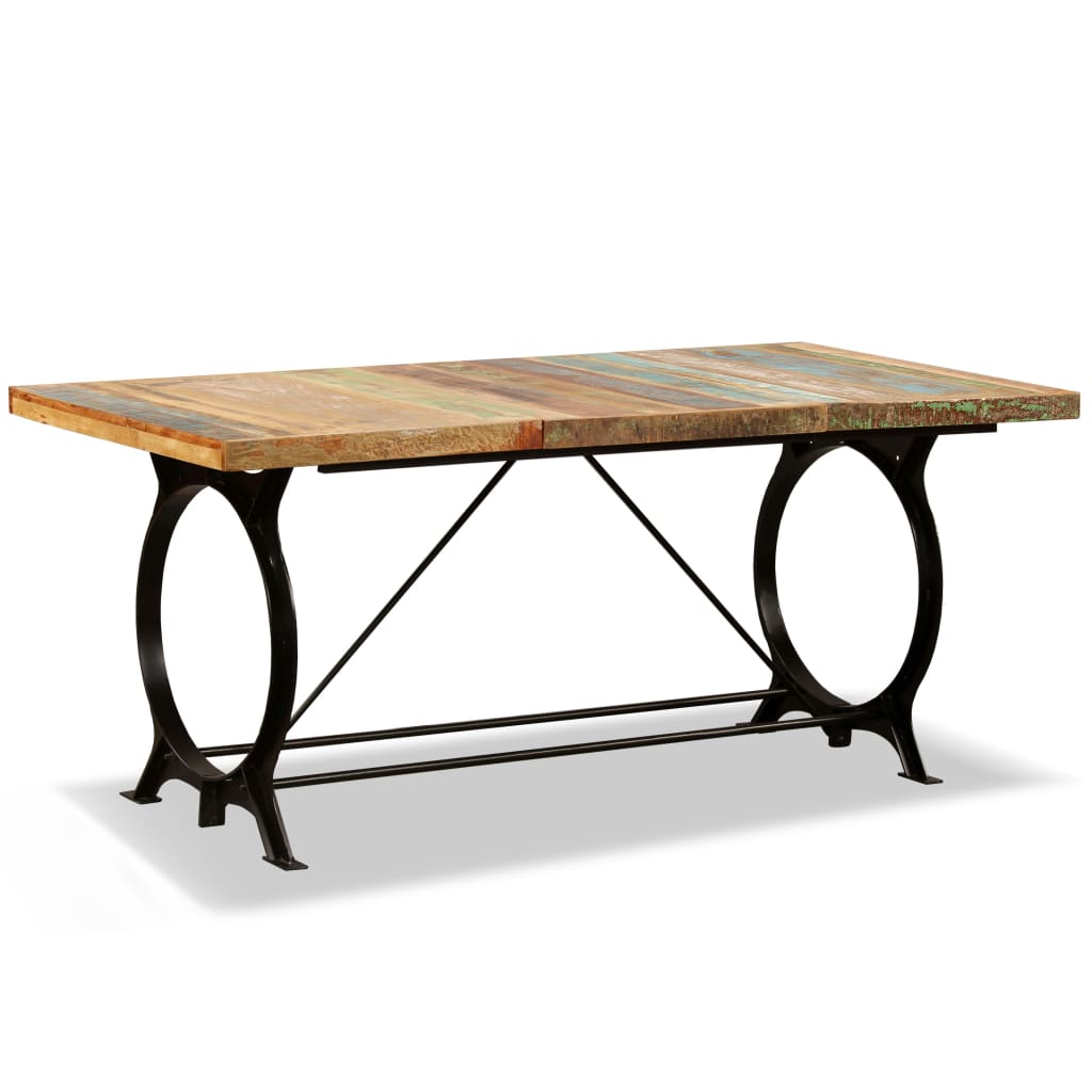 Tavolo da Pranzo in Legno Massello di Recupero 180 cm