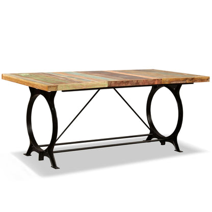 Tavolo da Pranzo in Legno Massello di Recupero 180 cm | homemem39