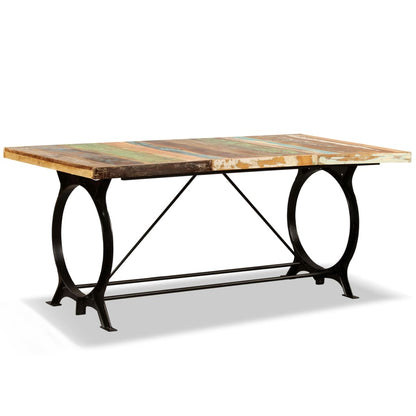 Tavolo da Pranzo in Legno Massello di Recupero 180 cm | homemem39