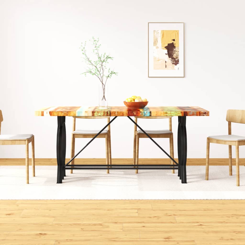 Tavolo da Pranzo in Legno Massello di Recupero 180 cm | homemem39