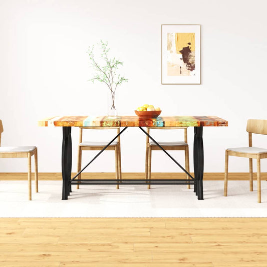 Tavolo da Pranzo in Legno Massello di Recupero 180 cm | homemem39