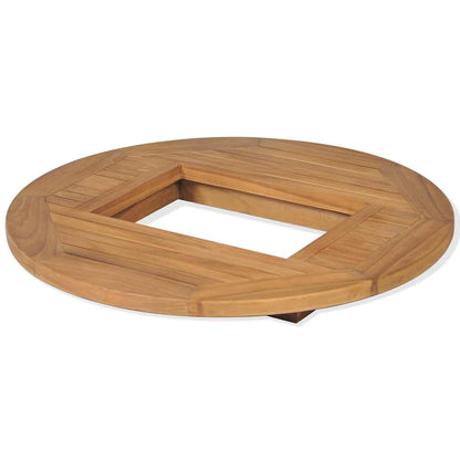 Piano Tavolo per Cassa di Birra in Legno di Teak 70 cm | homemem39