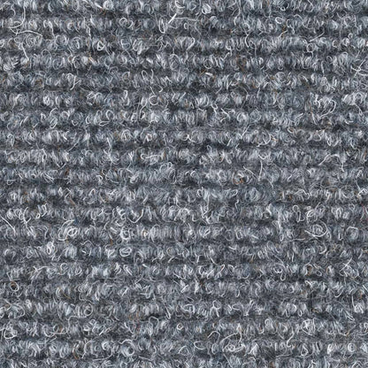 Tappetini per scale autoadesivi 15 pz 56x17x3 cm Grigio chiaro semicircolari - homemem39