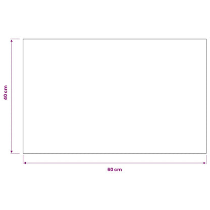 Tappeto Antipolvere Trapuntato Rettangolare 40x60cm Antracite | homemem39
