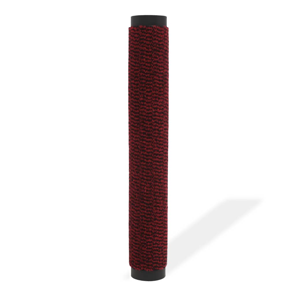Tappeto Antipolvere Trapuntato Rettangolare 40x60cm Rosso - homemem39