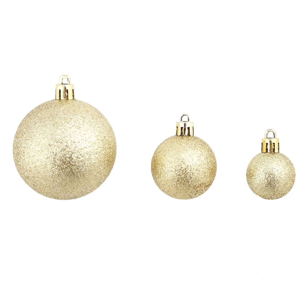 Set Palline di Natale 100 pz 3/4/6 cm Oro | homemem39